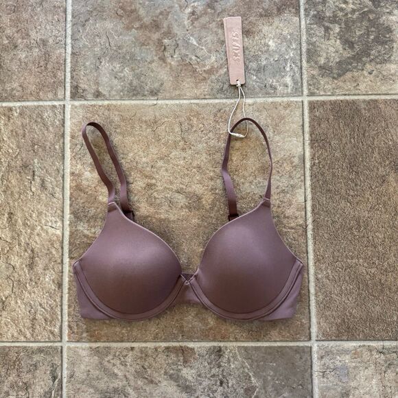 Skims Fits Everybody T-shirt Demi Bra Jasper Size 30B - Picture 4 of 10